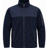 Lacivert üç cepli softshell detaylı polar ceket